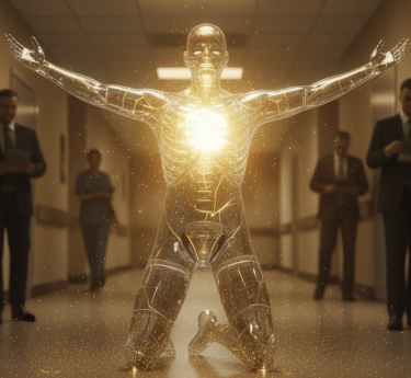 Diagram of AI-driven solution for healthcare